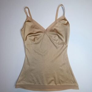 SPANX Simplicity V-Neck Nude Camisole Tank Top L